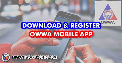how to pay owwa online|How to Register in OWWA Mobile App Online .
